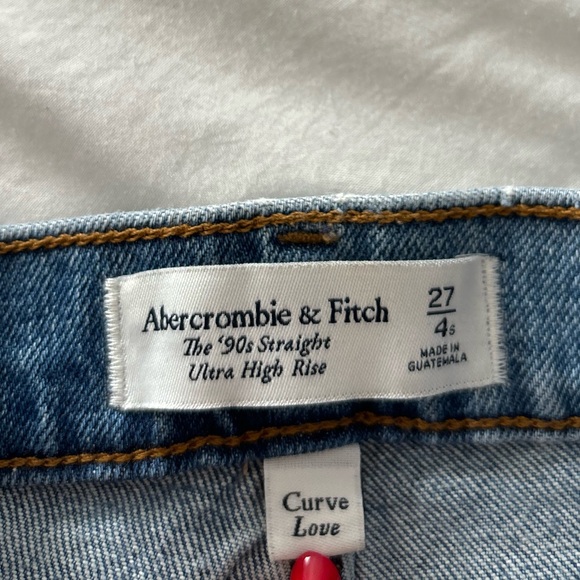Abercrombie Jeans 90s straight ultra high rise curve love - Picture 5 of 6